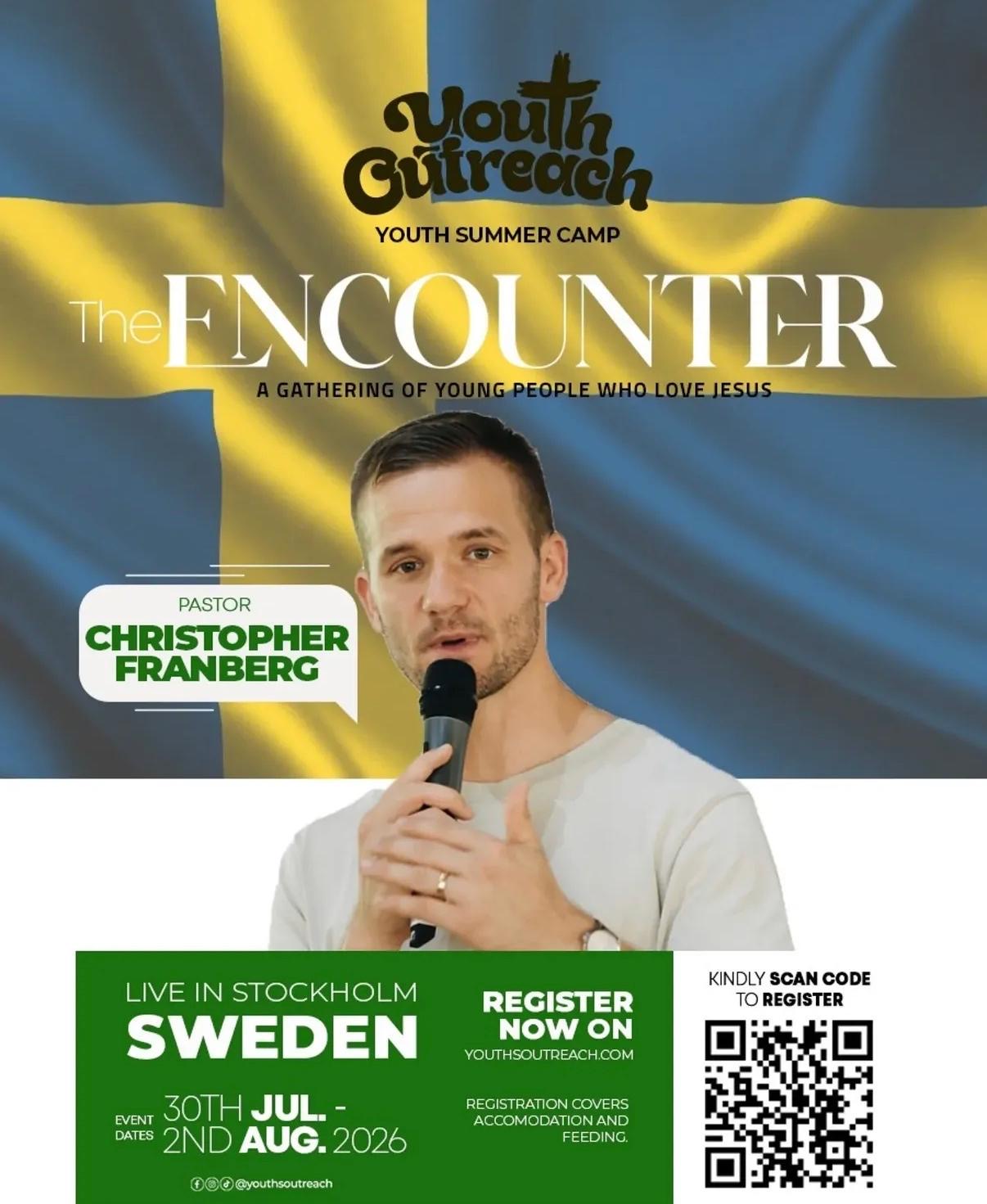 Pastor Christopher Franberg at The Encounter 2026